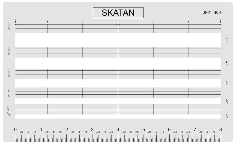 SKATAN Letter Writing and Envelope Addressing Guide, fits a Wide Range of Letter Paper and Envelopes - Image 1
